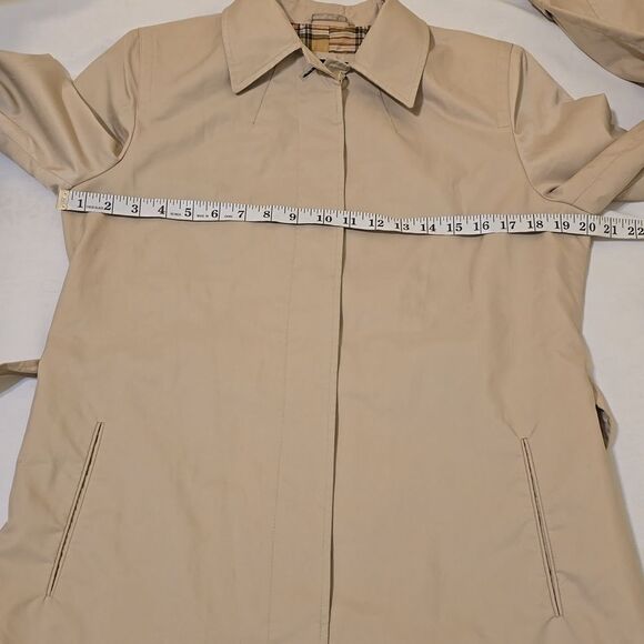 KENNETH COLE REACTION Women’s Tan Raincoat medium - Picture 5 of 9